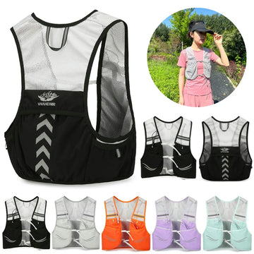 Colete de Hidratação Unissex – Mochila Esportiva Ultraleve para Corrida e Aventura