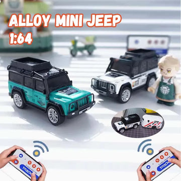 Mini Carro Off-Road Controle Remoto 1:64 – Liga Metálica, 2.4G, 5 Canais, Drift Elétrico com 1h de Autonomia