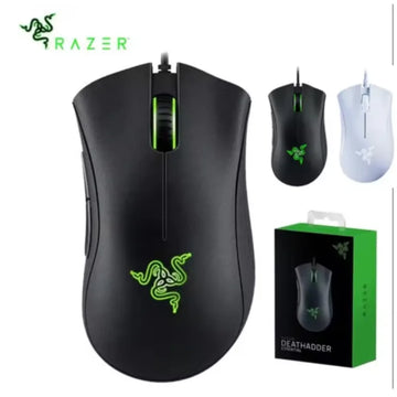 Mouse Gamer Razer DeathAdder Essential – 6400 DPI, 5 Botões Independentes, Precisão Profissional com Fio