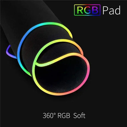 Mouse Pad Gamer Razer XXL RGB – Iluminação LED, Superfície Antiderrapante e Design Premium